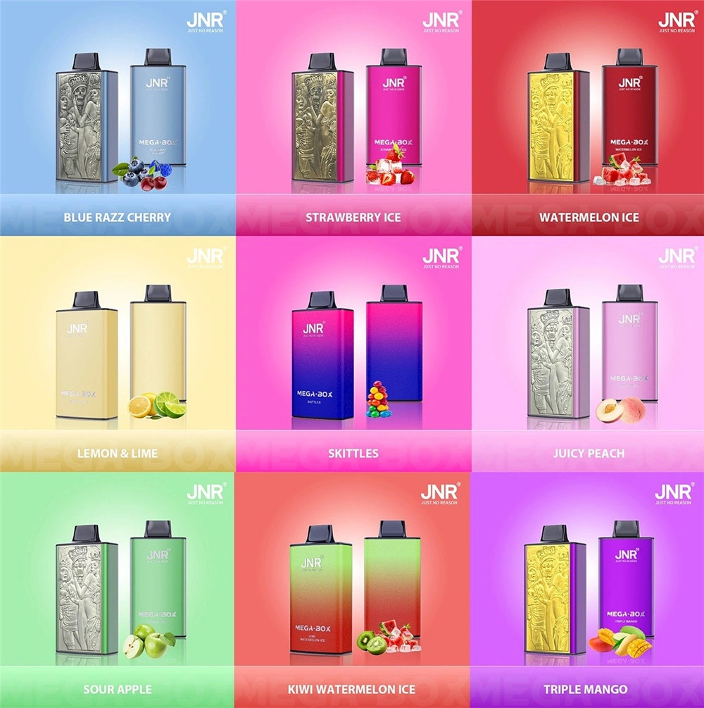 jnr-mega-box-distributeur-vape-25000-bouffées Emballage distributeur de vapoteuse JNR Mega Box 25000 Bouffées