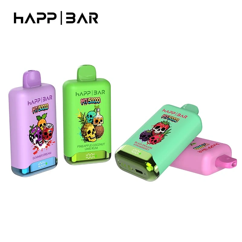 mt50000-engångsvape-för-europeiska-distributörer HAPP BAR MT50000 engångsvape som erbjuder upp till 50 000 puffar för B2B-vape-köpare och återförsäljare.