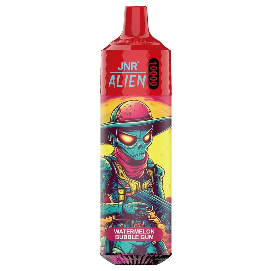 vape-bobina-de-malha-recarregável-20ml Banner do vape descartável de alta capacidade JNR Alien com bateria recarregável, carregamento Type-C e 50 sabores