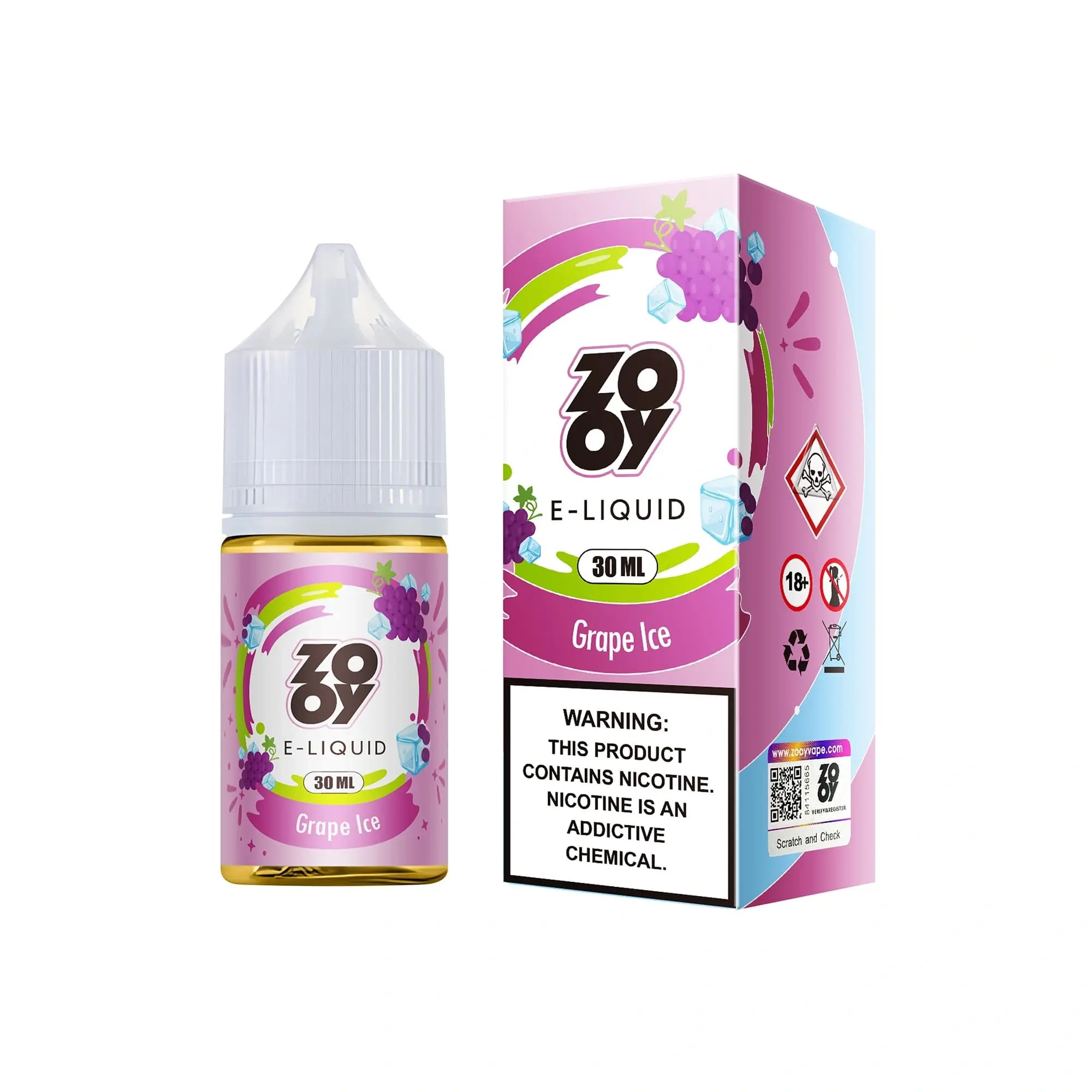 zooy-e-liquide-30ml-20-saveurs E-liquide ZOOY Fraise Glacée et Citron Vert