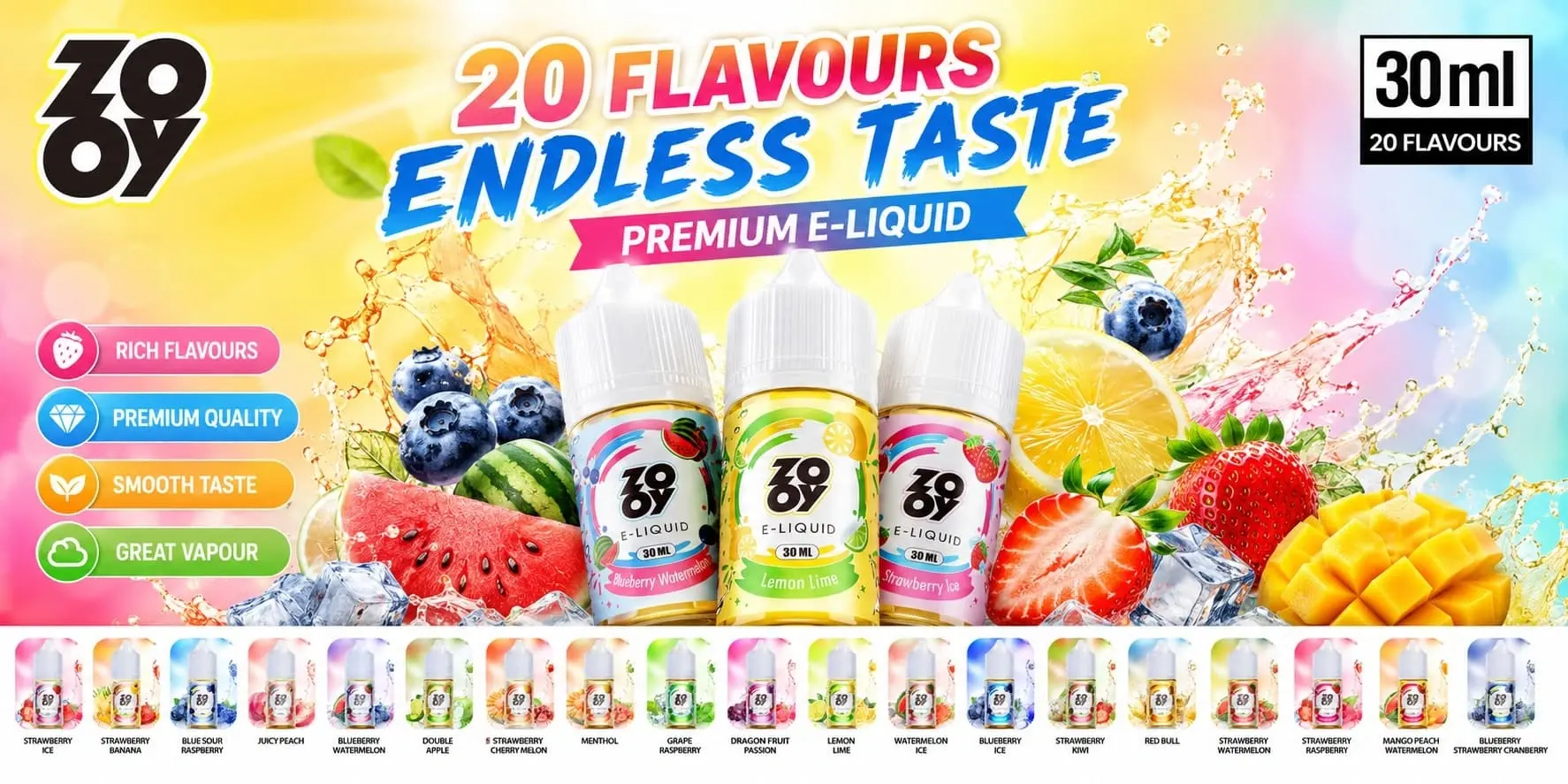 E-liquide ZOOY pour distribution en Europe