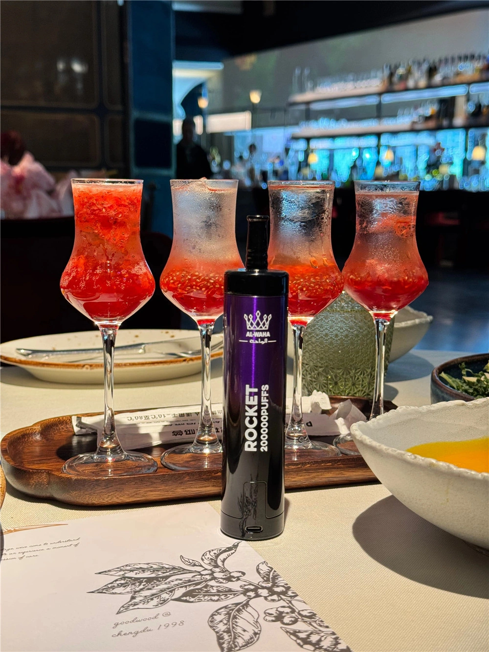 AL-WAHA Rocket 200000 Puff Shisha Vape AL-WAHA Rocket 200K premium disposable vape featuring modern design and long-lasting performance