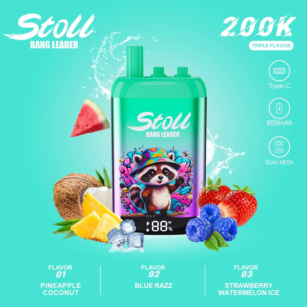 Bang Leader High Capacity 200K Puffs Disposable Vape Bang Leader rechargeable vape