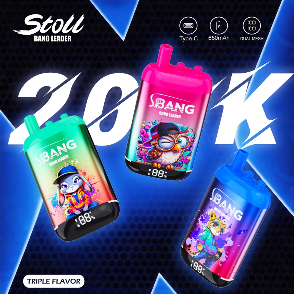 Bang Leader Triple Flavor Disposable E-Cigarette 200K Puffs Bang Leader display vape