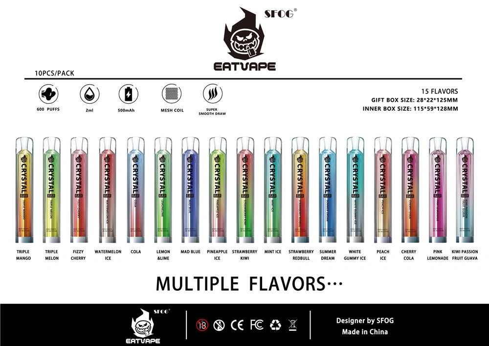 Crystal Bar 600 Flavours
