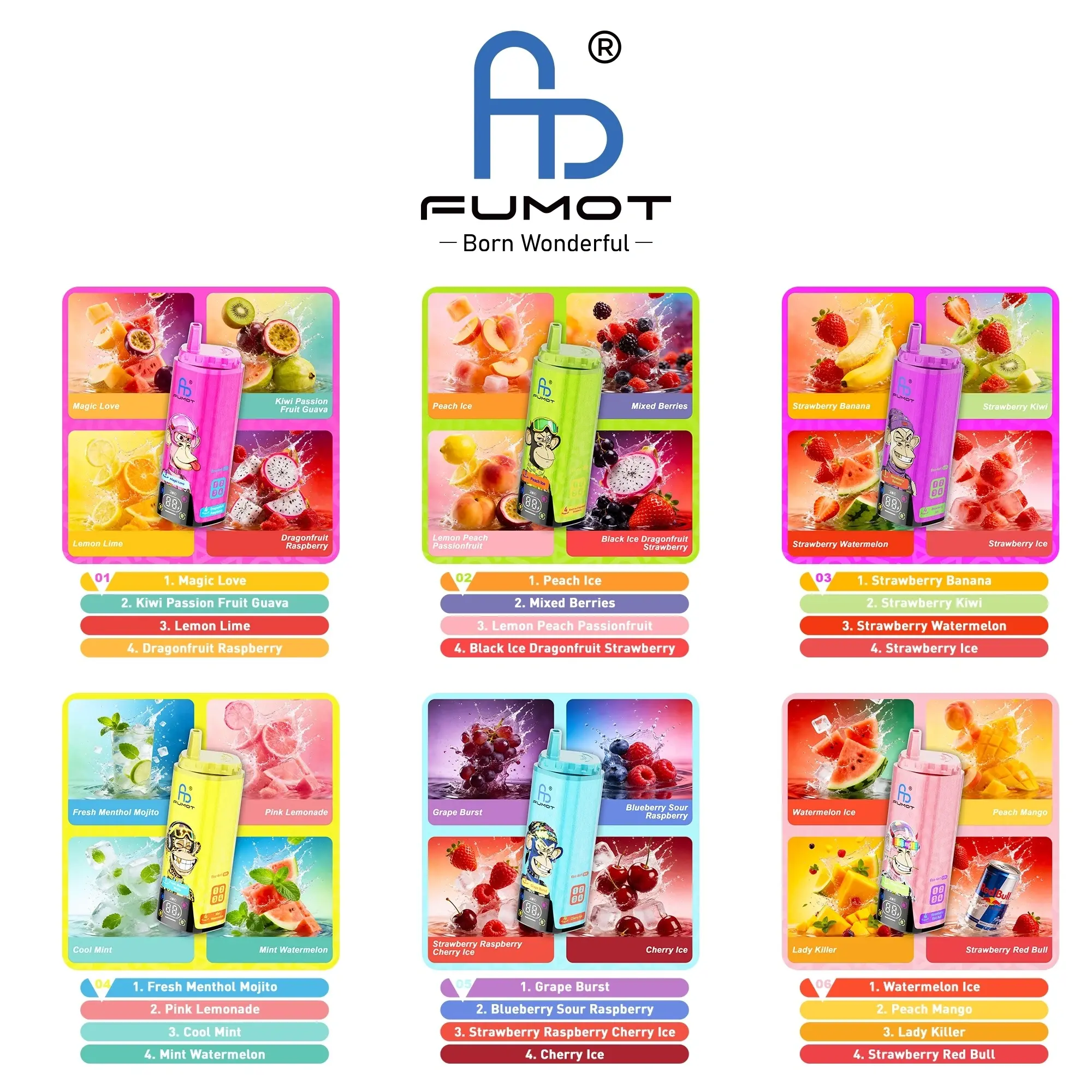 Fumot Eco Disposable Vape 80000 Puffs Fumot Eco 4-in-1 disposable