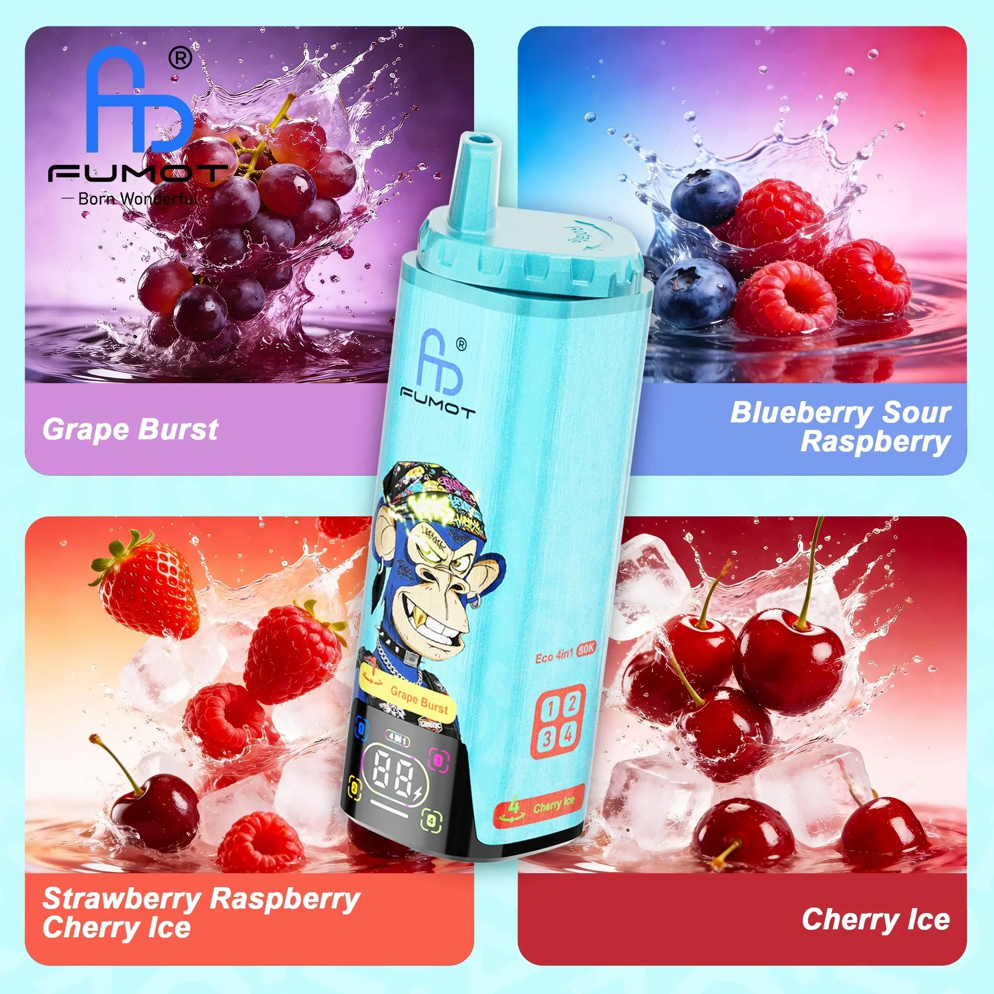 Fumot Eco Rechargeable 80000 Puffs Big puff Fumot Eco vape