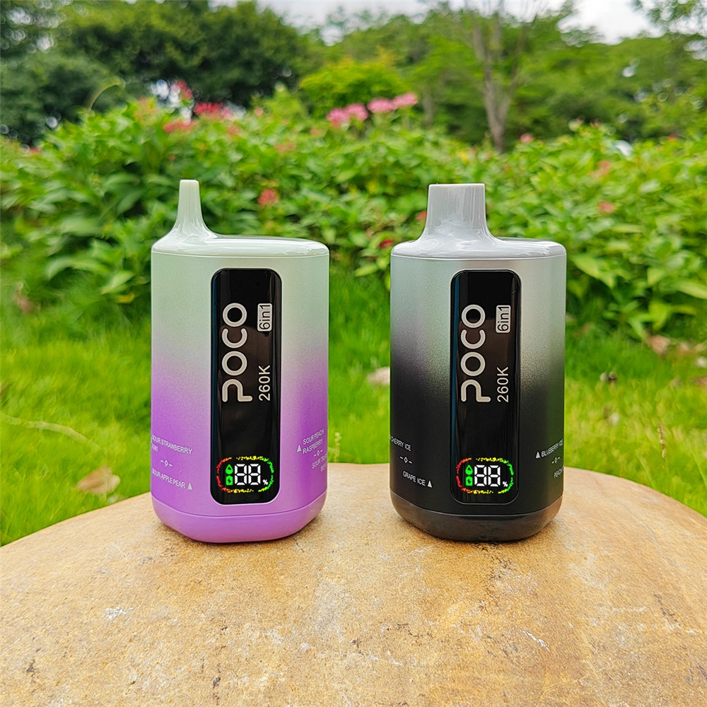 POCO 260K Disposable Vape with Digital Display POCO 6 in 1 vape 260K