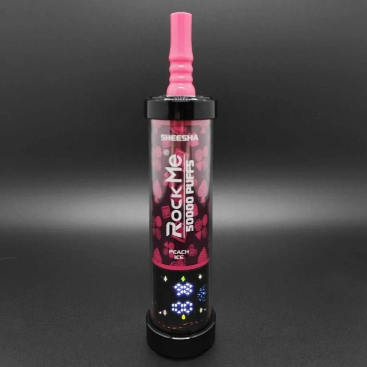 Vape DTL Rockme Sheesha 50000 Puffs Rockme Sheesha Vape Descartável Recarregável 50000 Puffs