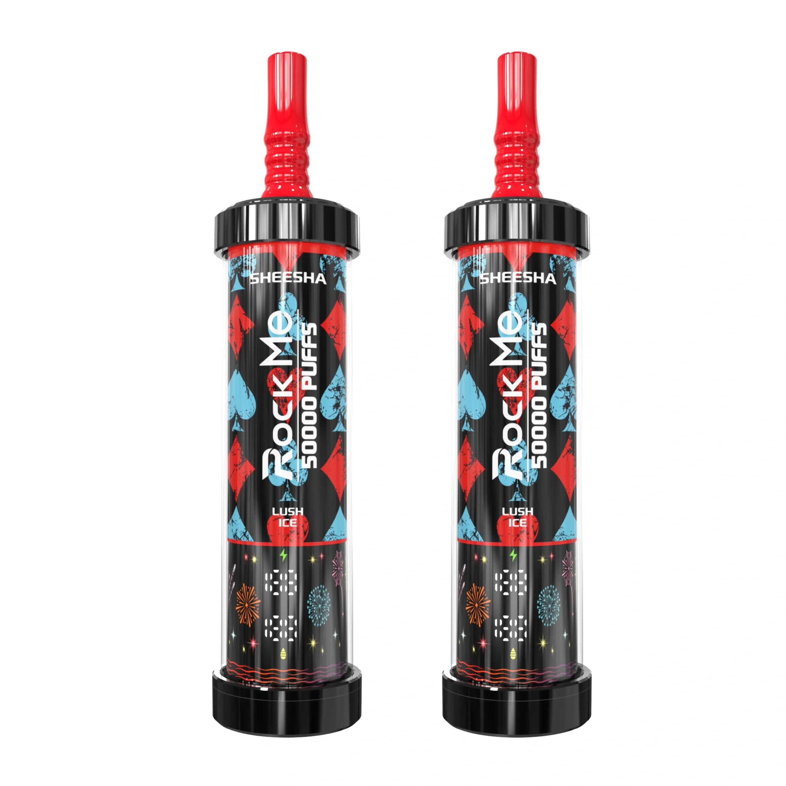 Vape Descartável Rockme Sheesha 50000 Puffs Rockme Sheesha Vape Descartável com Bobina de Malha 50000 Puffs