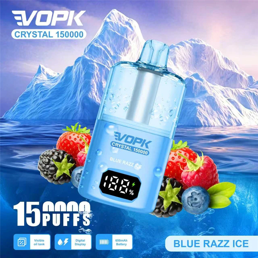 VOPK Crystal 150000 Puffs for Vape Trade and Distribution Trade supply VOPK Crystal vape