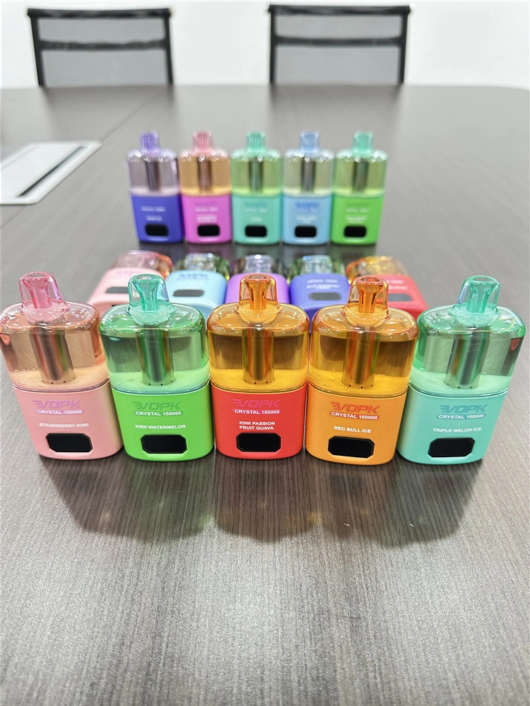 VOPK Crystal Disposable Vape 150000 Puffs Bulk Order Europe VOPK Crystal vape for importers