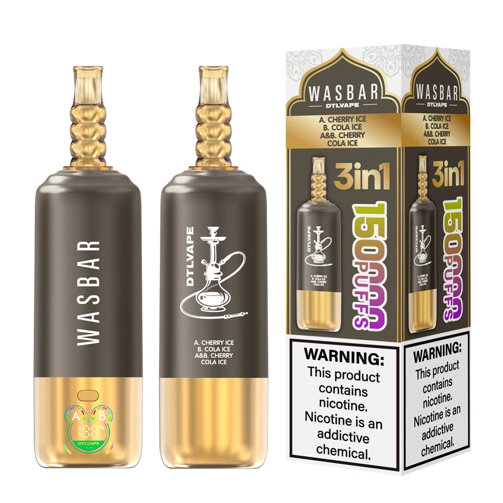WASBAR 3 Flavor 150K Puffs Vape WASBAR 3 in 1 150K Puffs disposable vape with rechargeable battery