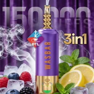 WASBAR premium 150K Puffs disposable vape with stylish appearance