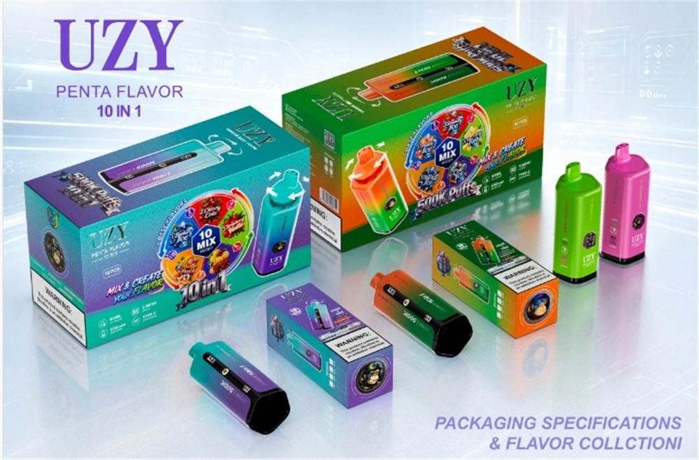 UZY Vape 500K Penta Geschmack Vape Boxgröße