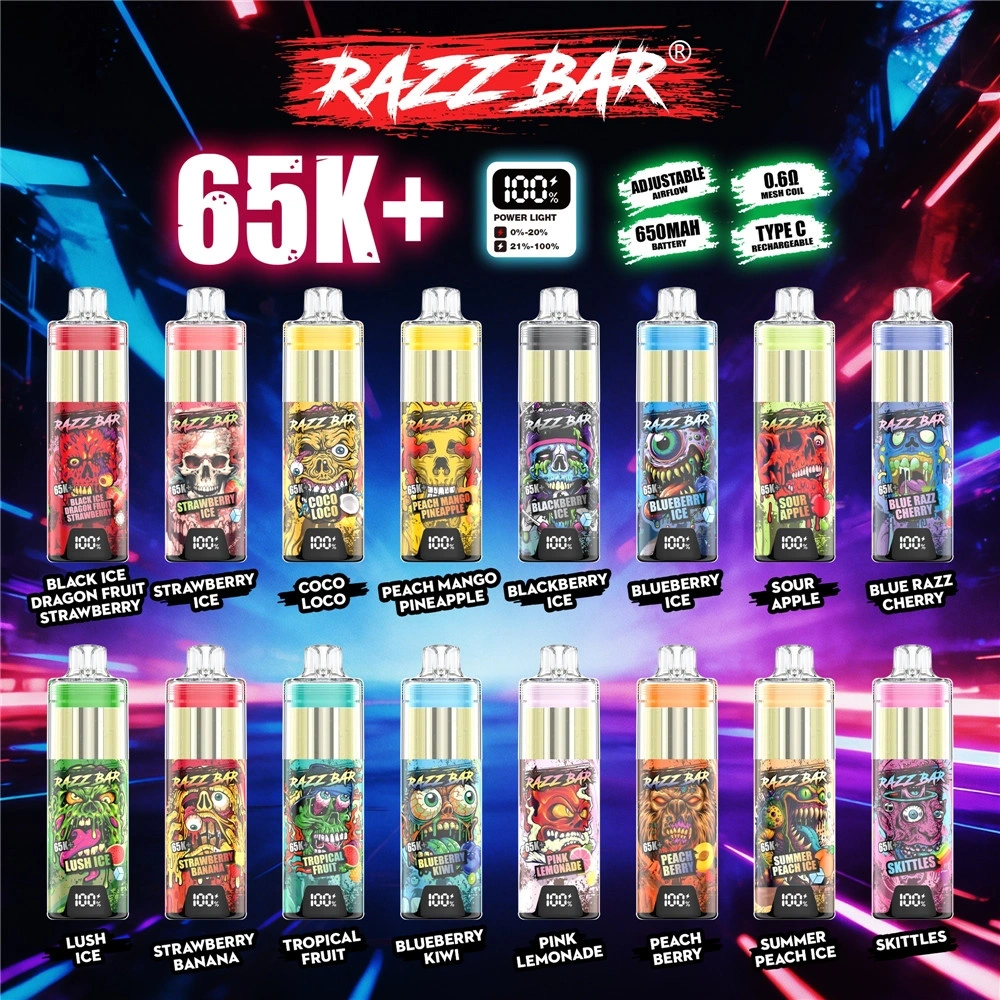 Razzbar 65K long lasting disposable vape
