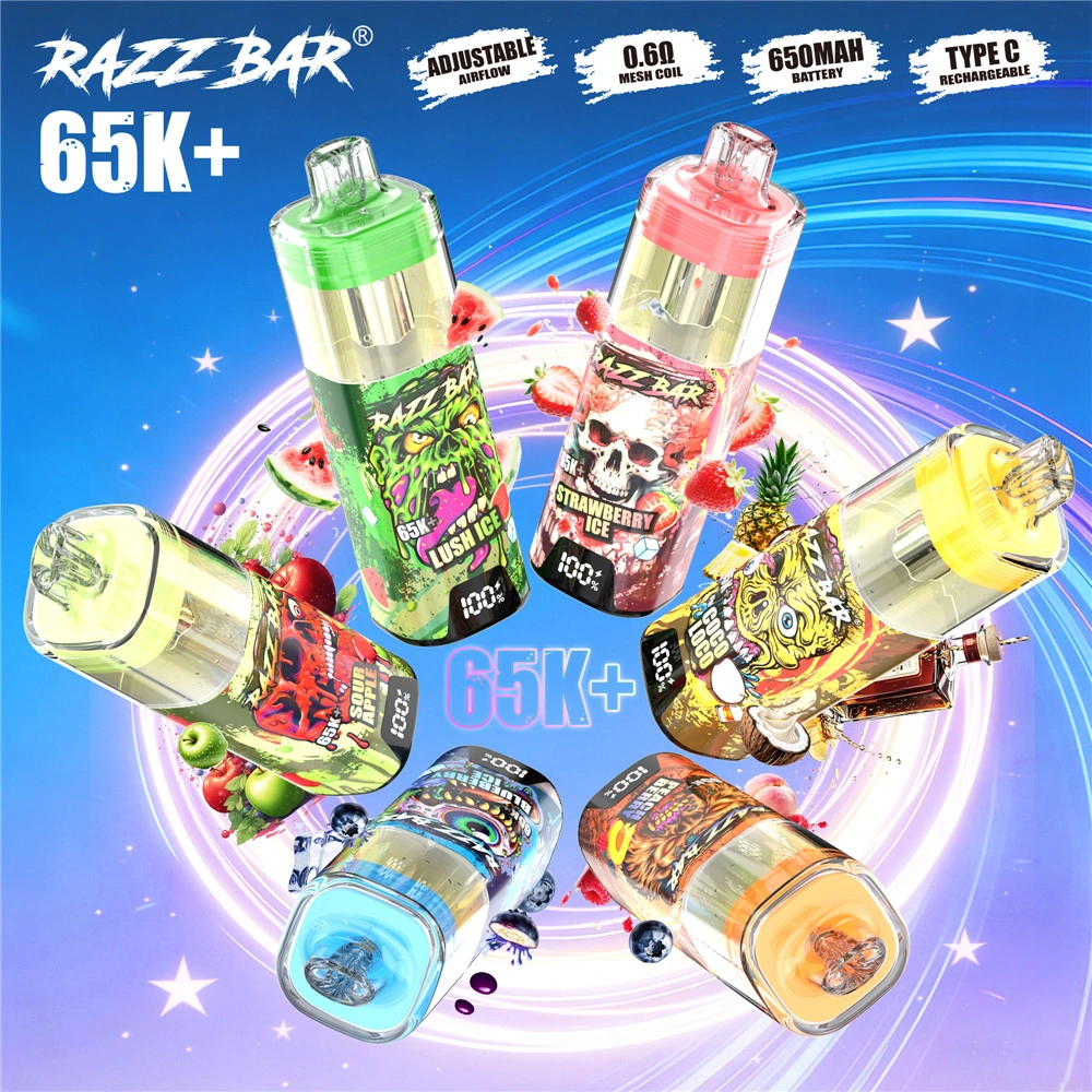 razzbar-65k-disposable-vapes Razzbar 65K rechargeable vape for Europe