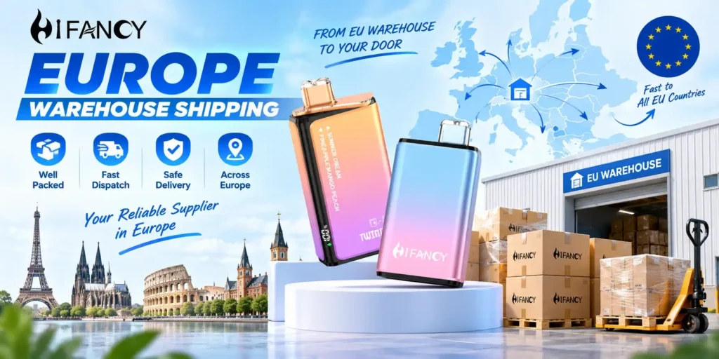 HIFANCY TWIN MAX 60K Disposable Vape Europe Instock